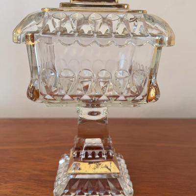 Vintage Jeannette Glass Pedestal Candy Dish 