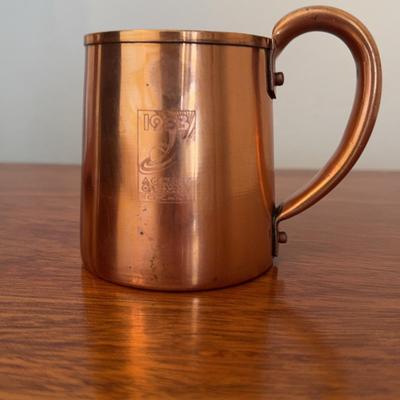 Solid Copper Mug 1933 