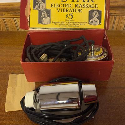 Vintage “The STAR Electric Massager”