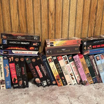 Collection Of VHS Tapes ,DVDs & Cassettes 