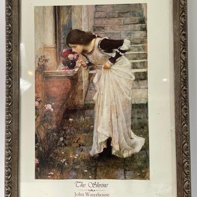 Framed “The Shrine” by John Waterhouse