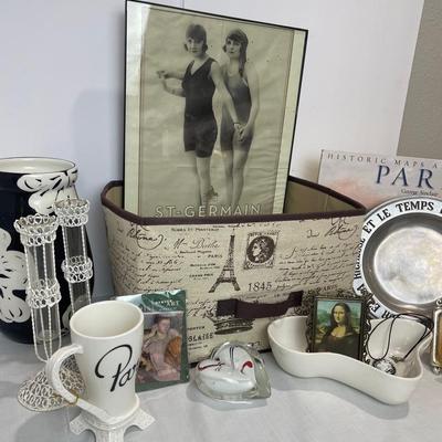 Viva La France! Parisian Themed Plate, Poster, Book, Mug, Bin