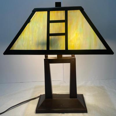 Tiffany Mission Style Table Lamp