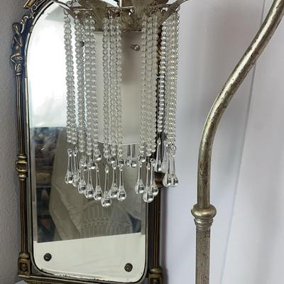 Vintage Standing French Style Crystal Lamp