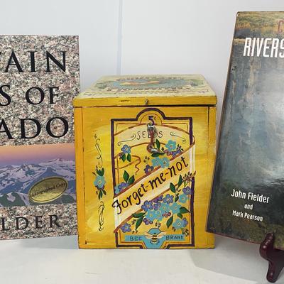 John Fielder Books And Vegetable Bin 