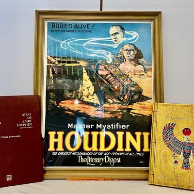 Houdini Poster + Other Egyptian Books