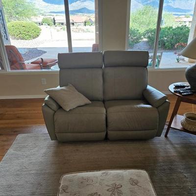 Ethan Allen Power Recliner Loveseat