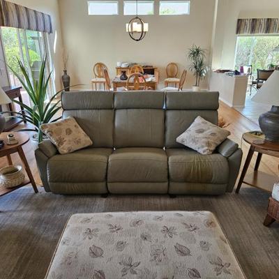 Sale Photo Thumbnail #91: Ethan Allen Power Recliner Sofa