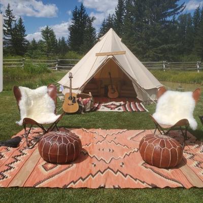 Glamping tent