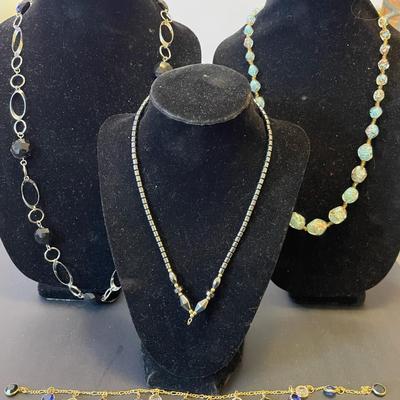 4 Costume Jewelry Necklaces