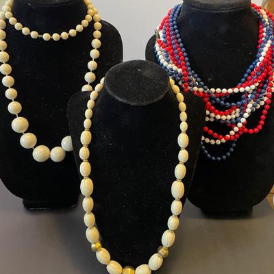 3 Costume Jewelry Necklaces