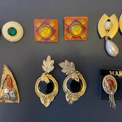 6 Pairs Beautiful Costume Jewelry