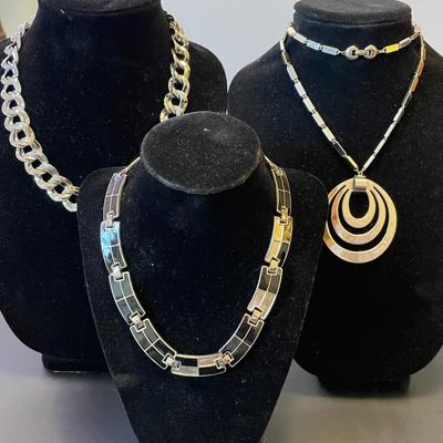 3 Gorgeous Costume Jewelry Necklaces 