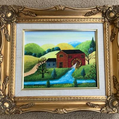 Canvas Painting - Signed Jones Bradford