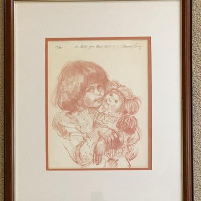 Connie King, "A Kid For The 80’s” Offset Lithograph, Signed, Numbered, w/COA
