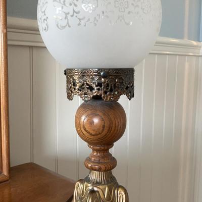 Glass Globe Accent Lamp