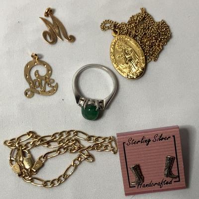 Sterling & 14k and 18k Gold Jewelry