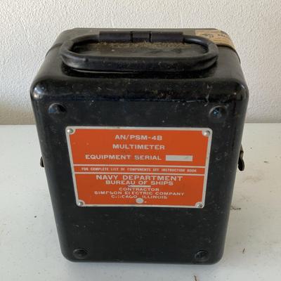 US Navy Multimeter (Bureau Of Ships) 