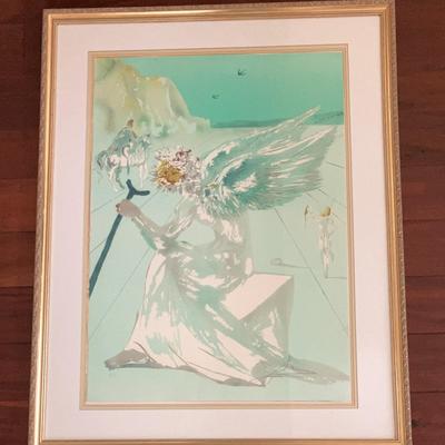 Dali, “Helen Of Troy” Signed Lithograph LTD Edition, w/COA
