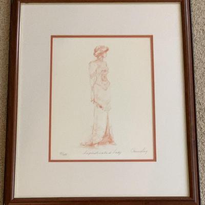 Connie King, "Sophisticated Lady" Offset Lithograph Signed Limited Edition #31, w/COA