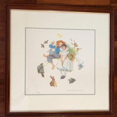 Norman Rockwell, Four Ages Of Love Series " Sweet Song So Young" w/ COA
