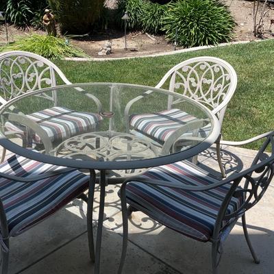 Patio Table And Umbrella With Stand