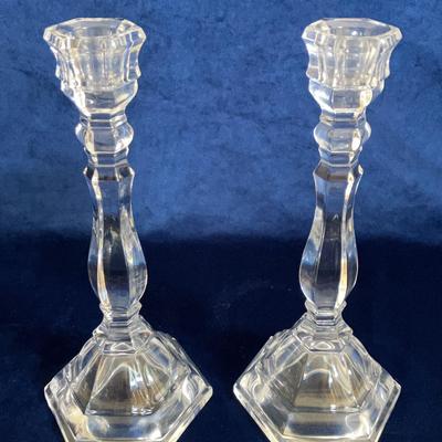 Tiffany & Co Crystal Candlestick Holders