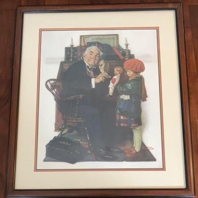 Norman Rockwell, "Doctor and The Doll"