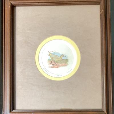 Loiuse, “Sandpiper” Original Etching, Signed, Numbered, w/COA