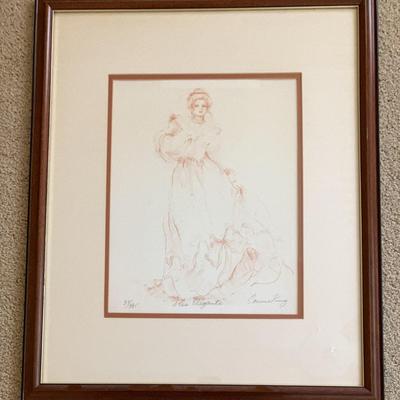 Connie King, "Très Elégante" Offset Lithograph, Signed, Limited Edition w/COA