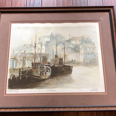 John Kelly, “Portmadoc” Artist Proof Original Serigraph, Pencil Signed w/COA