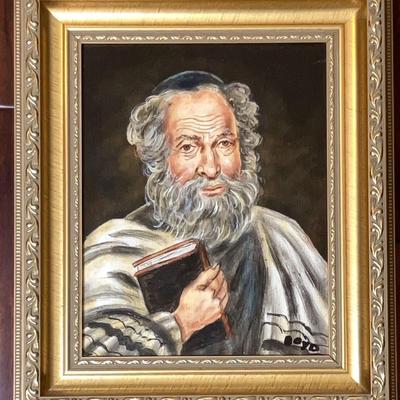Rabbi Artwork - Signed, BOYD