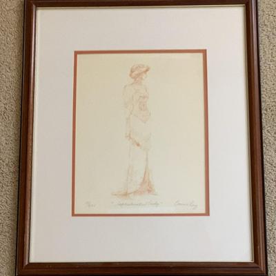 Connie King, "Sophisticated Lady" Offset Lithograph Signed Limited Edition #26, w/COA
