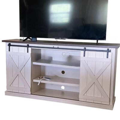 TLC 55" Television and Barn Door tv stand , 