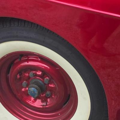 1949 Silver Pontiac Streak Candy Apple paint job 