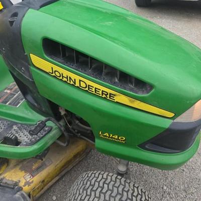 48" John Deere Mower LA140, 200 hours