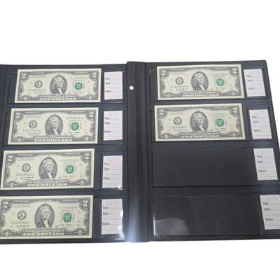 $2 bill Sequential 