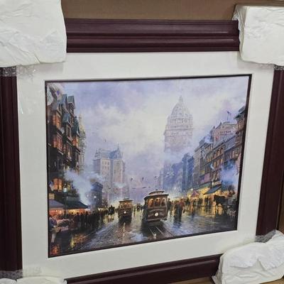 Thomas Kinkade, San Franscico Market Street 28x 24 