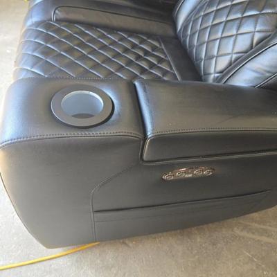 7 foot reclining Leather electric sofa