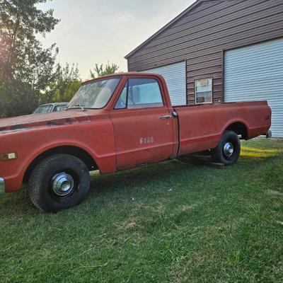 Sale Photo Thumbnail #2: 1968 C10 orange long bed, road  ready and worthy. New Goodrich motor 2000-2500 miles
