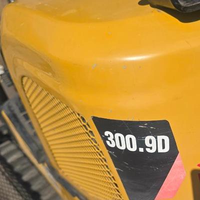 Cat 300.9D Mini Excavator with 400 hrs. 4’ digging depth and plenty of power for the size. Able to store in a garage with the ROPS removed.