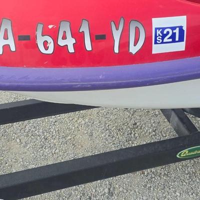Kawasaki Jet Ski with Yacht club trailer