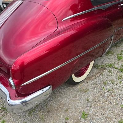 1949 Silver Pontiac Streak Candy Apple paint job 