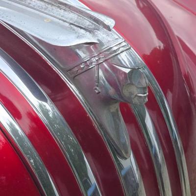 1949 Silver Pontiac Streak Candy Apple paint job 