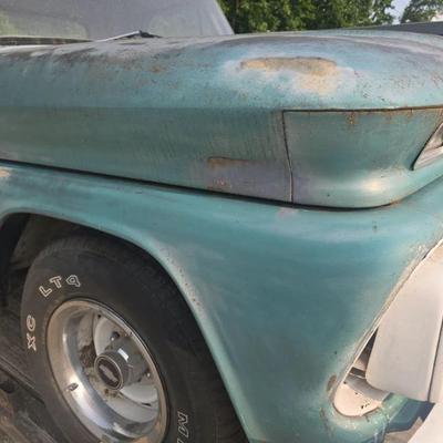 1967 Chevrolet with a 327 corvette motor and 4 speed rock crusher trans