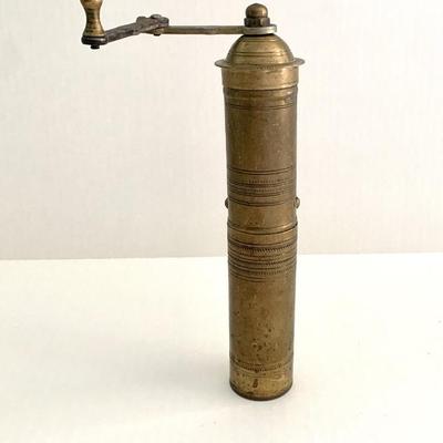 Vtg. brass peppermill 