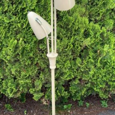 Mid Century Gerald Thurston Triennale floor lamp. 