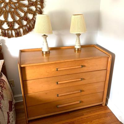 Templeton mid century chest and nightstand