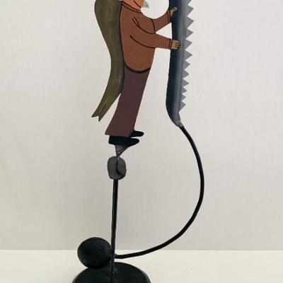 18” lumber Jack balance toy.