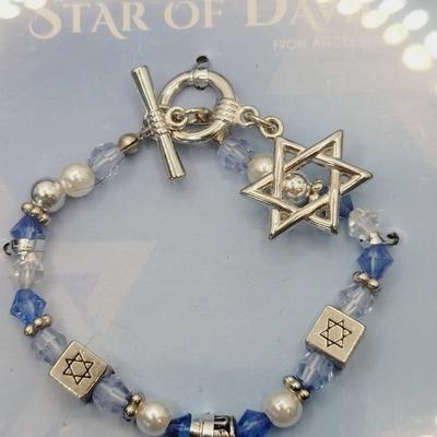 Giftable Star Of David Stretch Bracelet